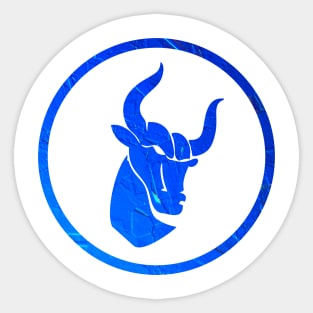 Taurus design Sticker